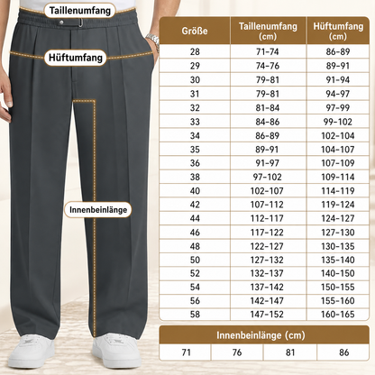 Flexible Komfort-Hose mit geradem Schnitt