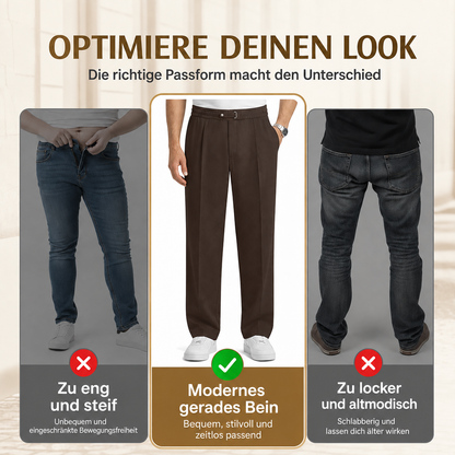 Flexible Komfort-Hose mit geradem Schnitt